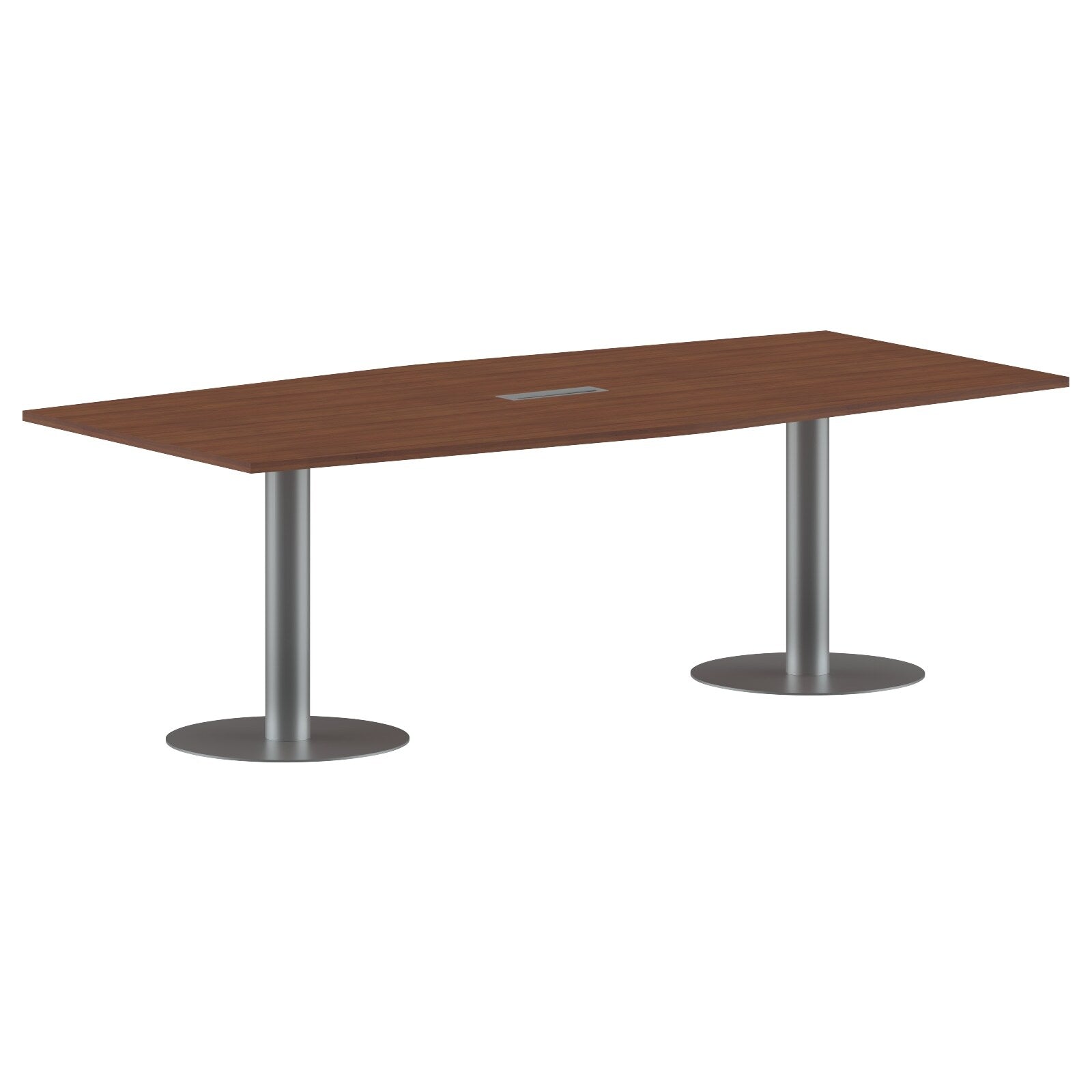 RECTANGLE SHAPE MEETING TABLE, MADE IN E1 LAMINATE CHIPBOPARD, WITH METAL LEGS by Treejar | Souqify