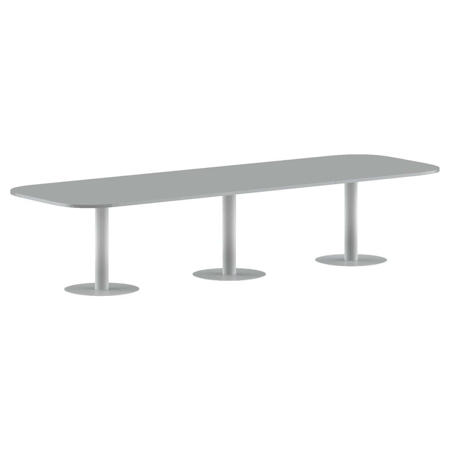 RECTANGLE SHAPE WITH CURVE CORNER MEETING TABLE, MADE IN E1 LAMINATE CHIPBOPARD, WITH METAL LEGS by Treejar | Souqify