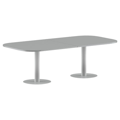 RECTANGLE SHAPE WITH CURVE CORNER MEETING TABLE, MADE IN E1 LAMINATE CHIPBOPARD, WITH METAL LEGS by Treejar | Souqify
