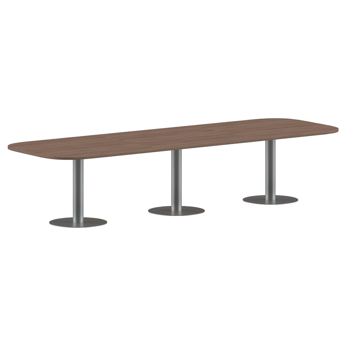 RECTANGLE SHAPE WITH CURVE CORNER MEETING TABLE, MADE IN E1 LAMINATE CHIPBOPARD, WITH METAL LEGS by Treejar | Souqify