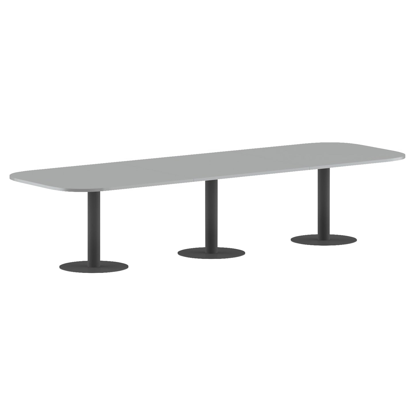 RECTANGLE SHAPE WITH CURVE CORNER MEETING TABLE, MADE IN E1 LAMINATE CHIPBOPARD, WITH METAL LEGS by Treejar | Souqify