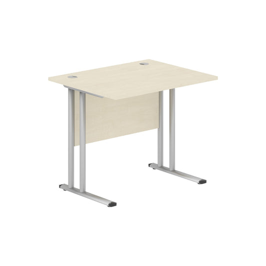 RECTANGULAR DESK MADE IN 25MM MFC TOP, E1 LAMINATE CHIPBOARD 40X20MM METAL FRAMES by Treejar | Souqify