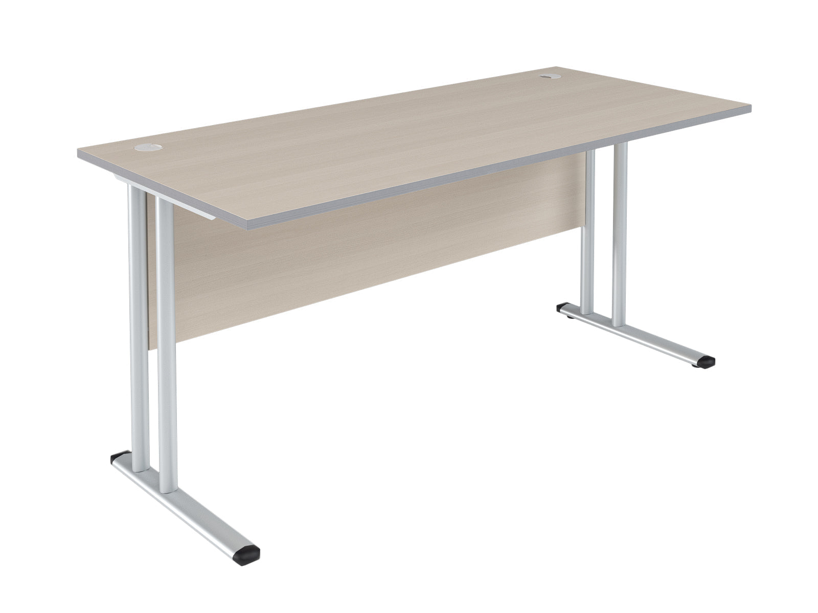RECTANGULAR DESK MADE IN 25MM MFC TOP, E1 LAMINATE CHIPBOARD 40X20MM METAL FRAMES by Treejar | Souqify