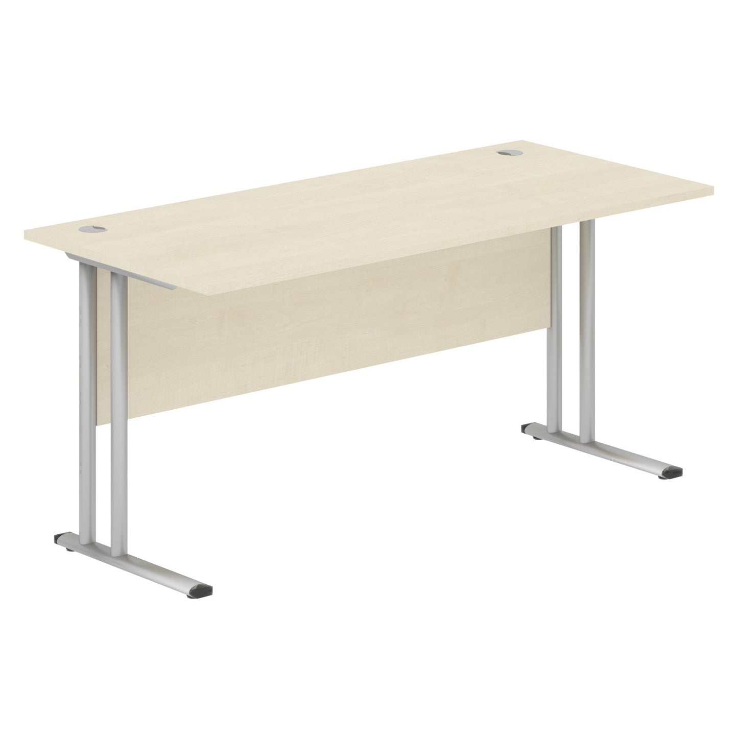 RECTANGULAR DESK MADE IN 25MM MFC TOP, E1 LAMINATE CHIPBOARD 40X20MM METAL FRAMES by Treejar | Souqify
