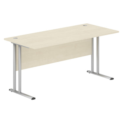 RECTANGULAR DESK MADE IN 25MM MFC TOP, E1 LAMINATE CHIPBOARD 40X20MM METAL FRAMES by Treejar | Souqify