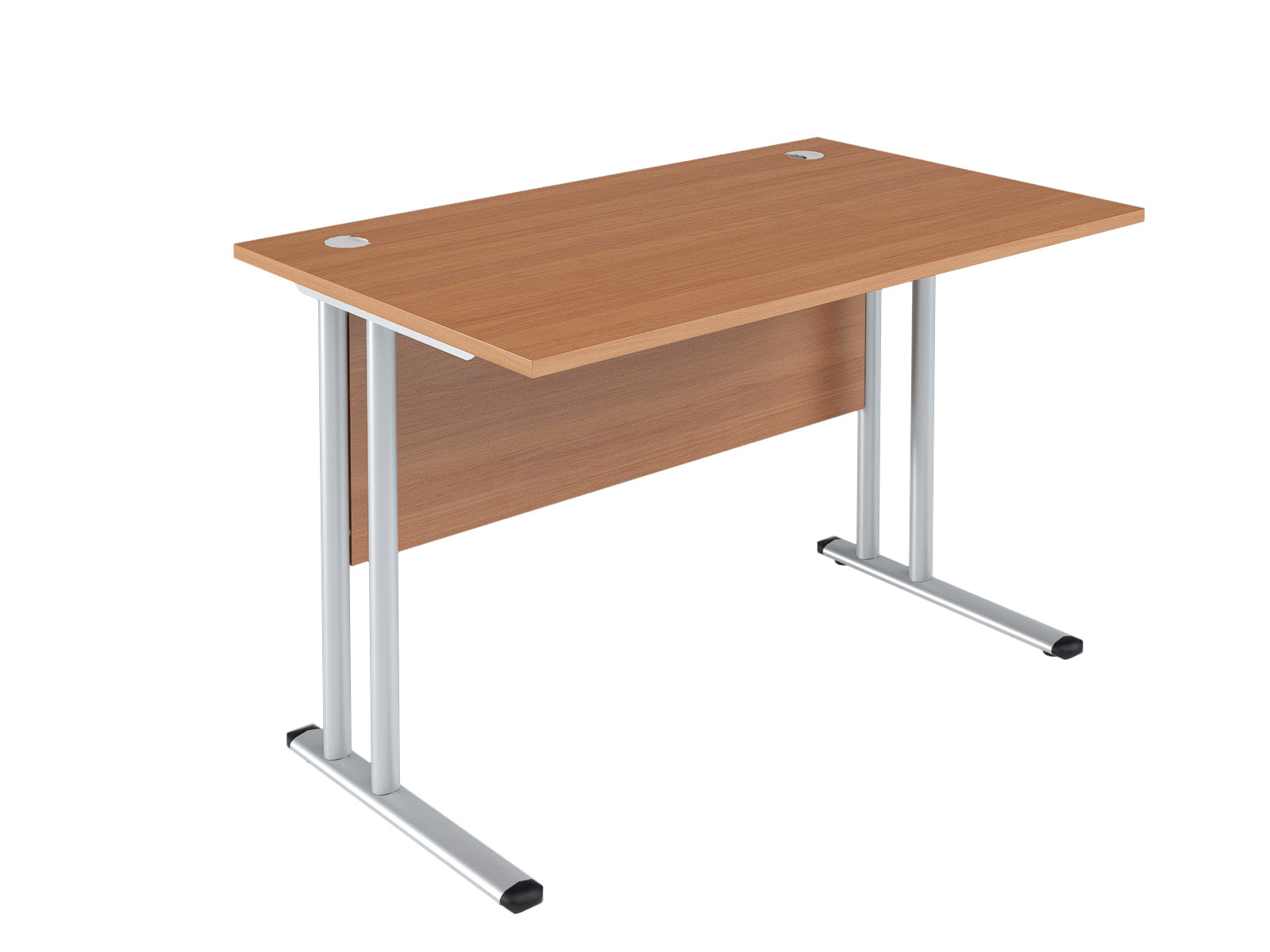 RECTANGULAR DESK MADE IN 25MM MFC TOP, E1 LAMINATE CHIPBOARD 40X20MM METAL FRAMES by Treejar | Souqify