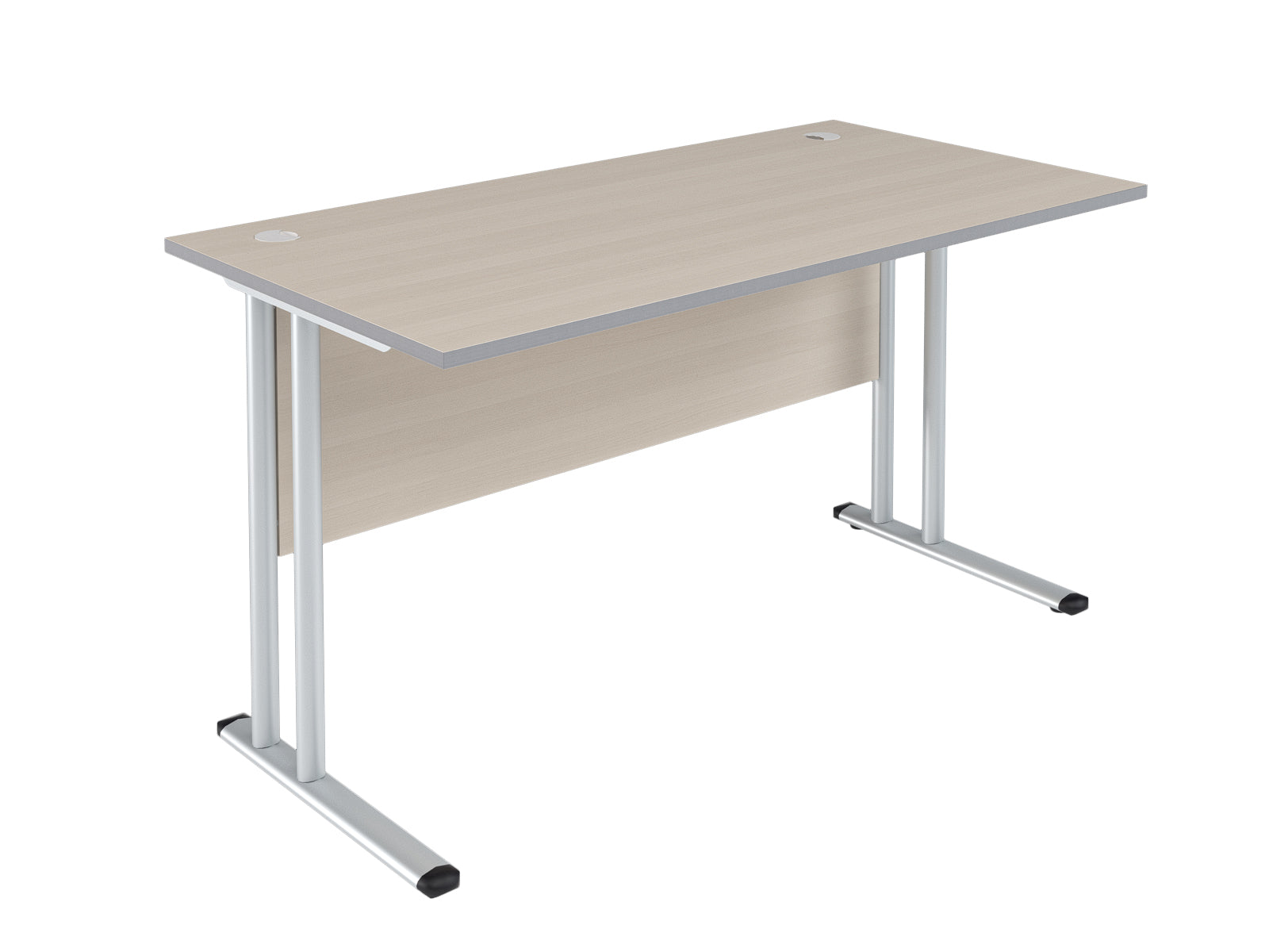 RECTANGULAR DESK MADE IN 25MM MFC TOP, E1 LAMINATE CHIPBOARD 40X20MM METAL FRAMES by Treejar | Souqify
