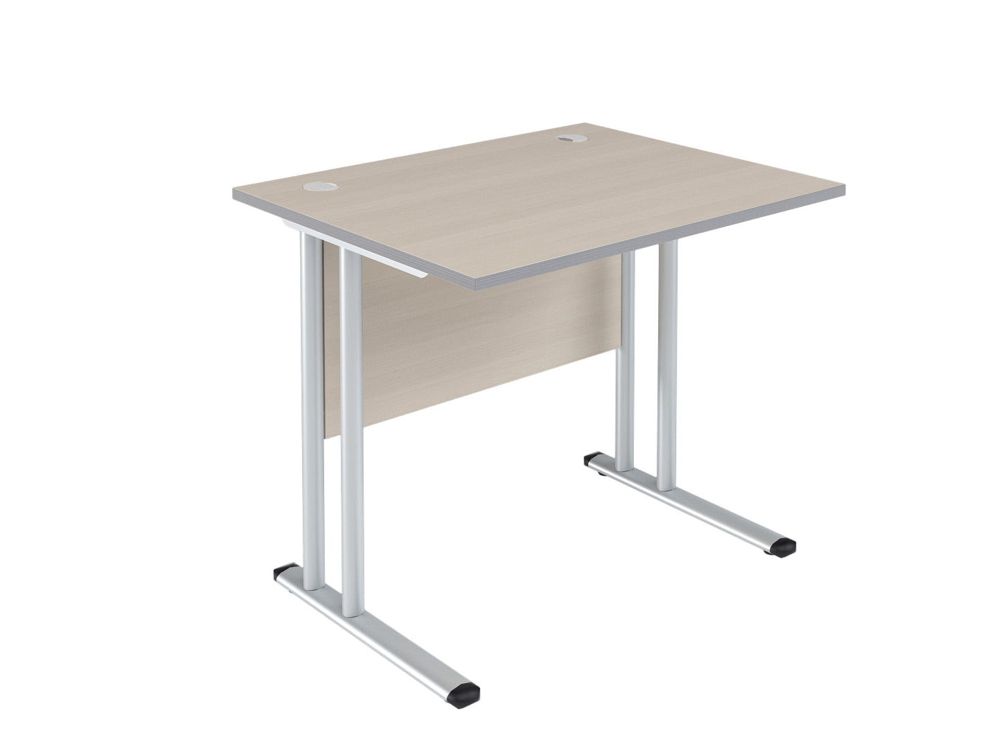 RECTANGULAR DESK MADE IN 25MM MFC TOP, E1 LAMINATE CHIPBOARD 40X20MM METAL FRAMES by Treejar | Souqify