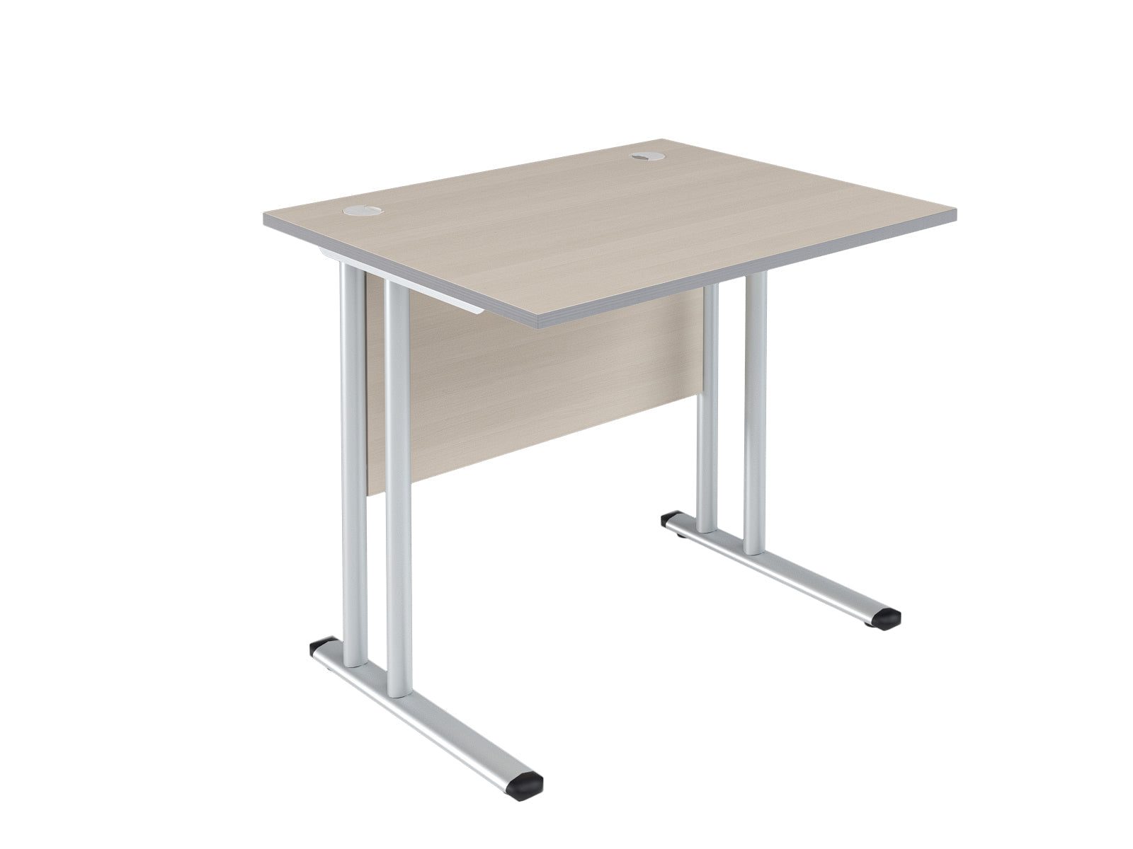 RECTANGULAR DESK MADE IN 25MM MFC TOP, E1 LAMINATE CHIPBOARD 40X20MM METAL FRAMES by Treejar | Souqify