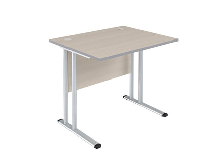 RECTANGULAR DESK MADE IN 25MM MFC TOP, E1 LAMINATE CHIPBOARD 40X20MM METAL FRAMES by Treejar | Souqify