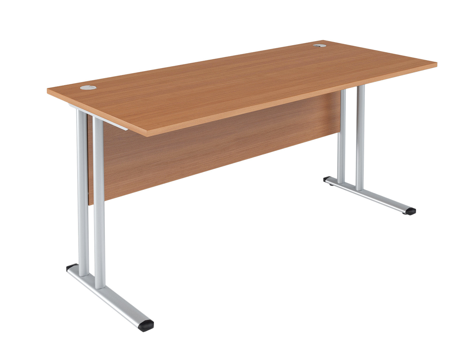 RECTANGULAR DESK MADE IN 25MM MFC TOP, E1 LAMINATE CHIPBOARD 40X20MM METAL FRAMES by Treejar | Souqify