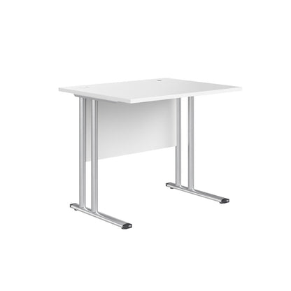 RECTANGULAR DESK MADE IN 25MM MFC TOP, E1 LAMINATE CHIPBOARD 40X20MM METAL FRAMES by Treejar | Souqify