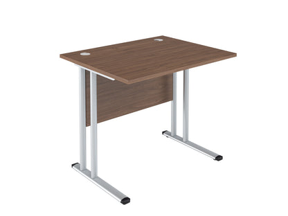RECTANGULAR DESK MADE IN 25MM MFC TOP, E1 LAMINATE CHIPBOARD 40X20MM METAL FRAMES by Treejar | Souqify