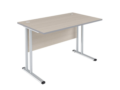 RECTANGULAR DESK MADE IN 25MM MFC TOP, E1 LAMINATE CHIPBOARD 40X20MM METAL FRAMES by Treejar | Souqify