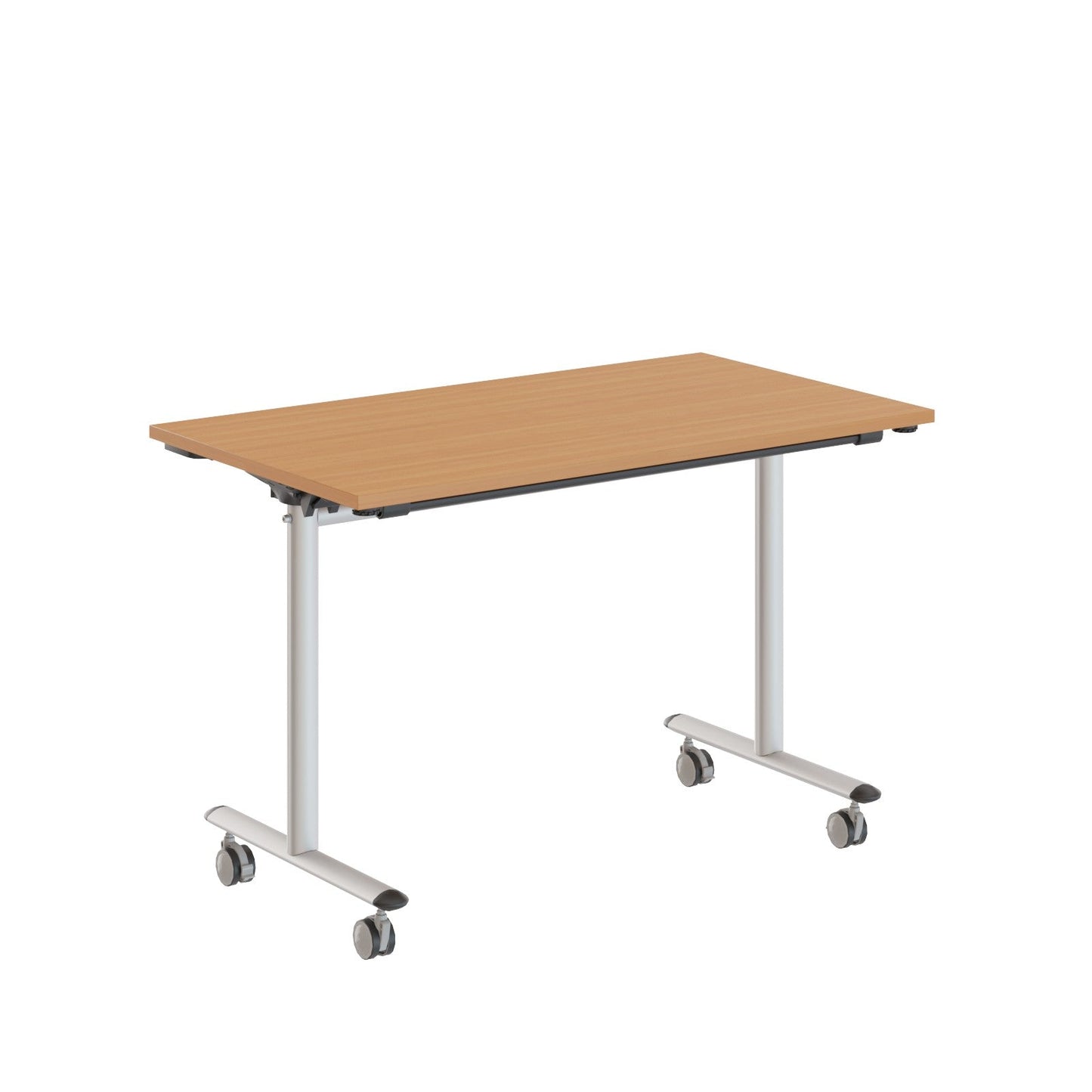 RECTANGULAR MOBILE DESK, MADE IN E1 LAMINATE CHIPBOARD, FOLDABLE by Treejar | Souqify