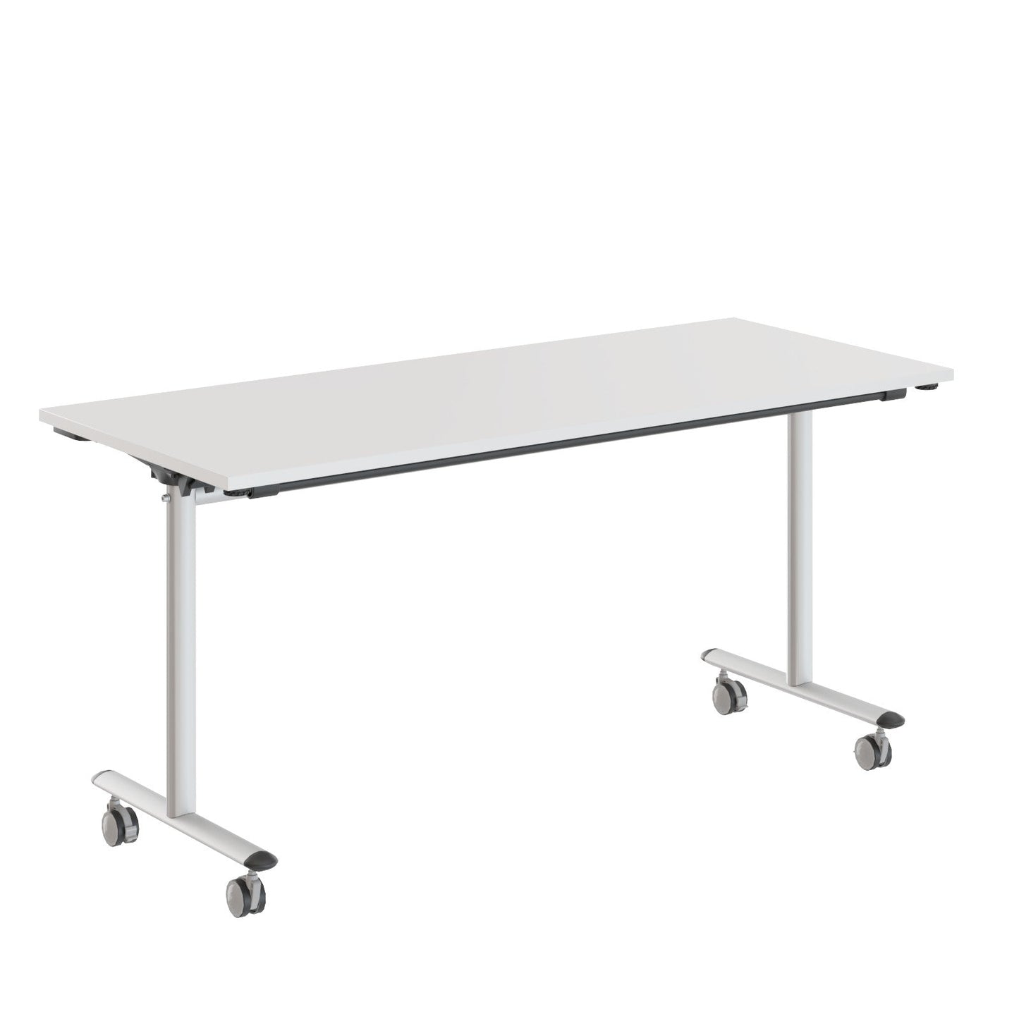 RECTANGULAR MOBILE DESK, MADE IN E1 LAMINATE CHIPBOARD, FOLDABLE by Treejar | Souqify