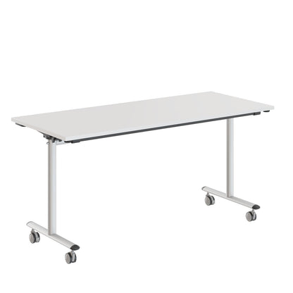 RECTANGULAR MOBILE DESK, MADE IN E1 LAMINATE CHIPBOARD, FOLDABLE by Treejar | Souqify