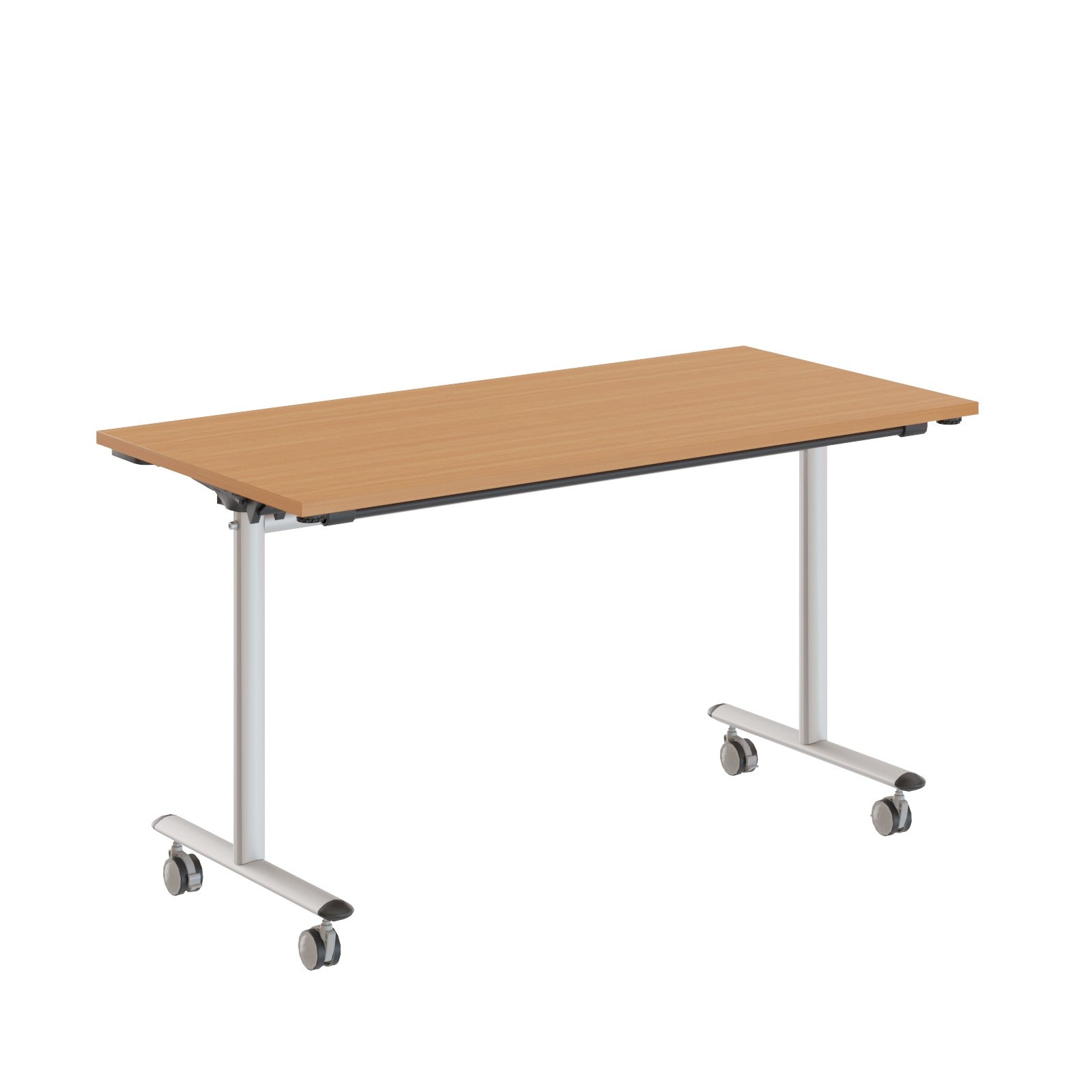 RECTANGULAR MOBILE DESK, MADE IN E1 LAMINATE CHIPBOARD, FOLDABLE by Treejar | Souqify