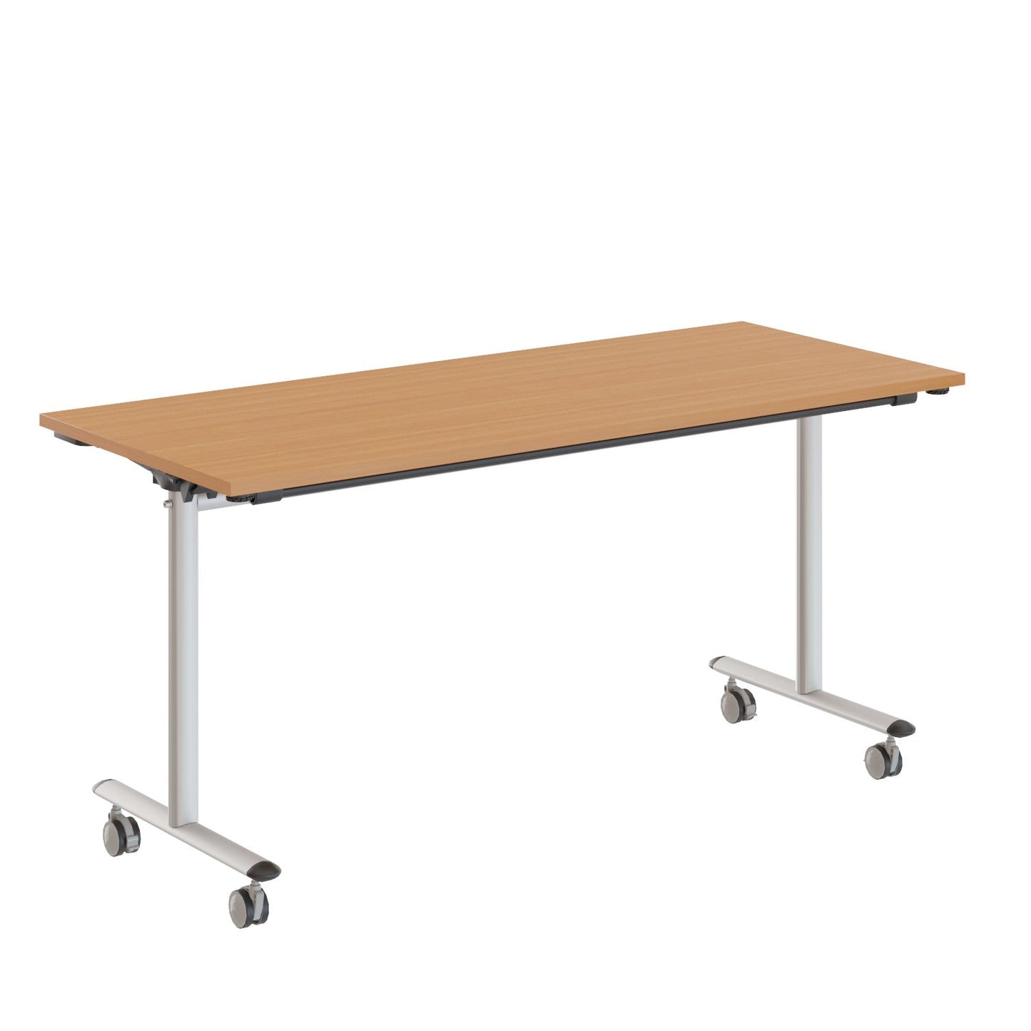 RECTANGULAR MOBILE DESK, MADE IN E1 LAMINATE CHIPBOARD, FOLDABLE by Treejar | Souqify