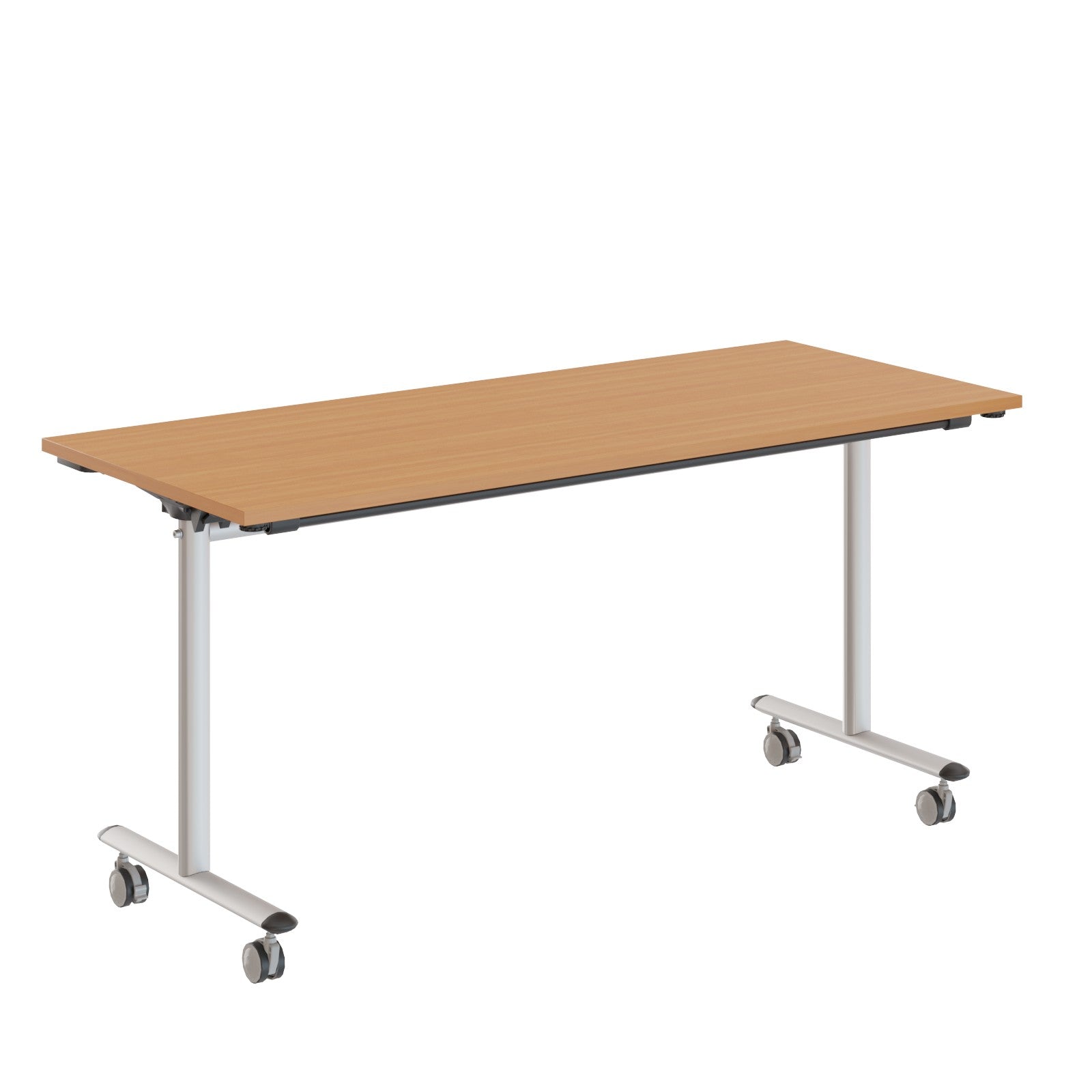 RECTANGULAR MOBILE DESK, MADE IN E1 LAMINATE CHIPBOARD, FOLDABLE by Treejar | Souqify