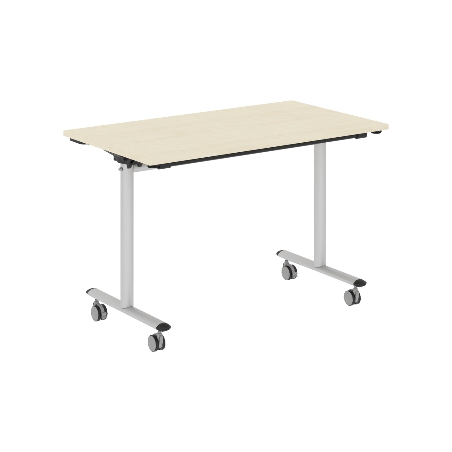RECTANGULAR MOBILE DESK, MADE IN E1 LAMINATE CHIPBOARD, FOLDABLE by Treejar | Souqify
