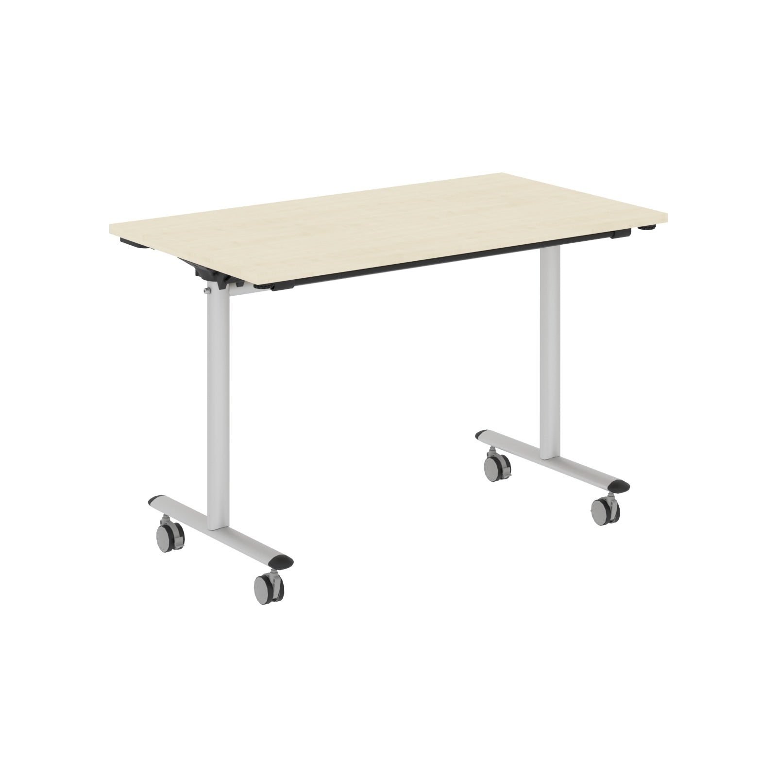 RECTANGULAR MOBILE DESK, MADE IN E1 LAMINATE CHIPBOARD, FOLDABLE by Treejar | Souqify