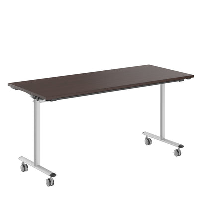 RECTANGULAR MOBILE DESK, MADE IN E1 LAMINATE CHIPBOARD, FOLDABLE by Treejar | Souqify