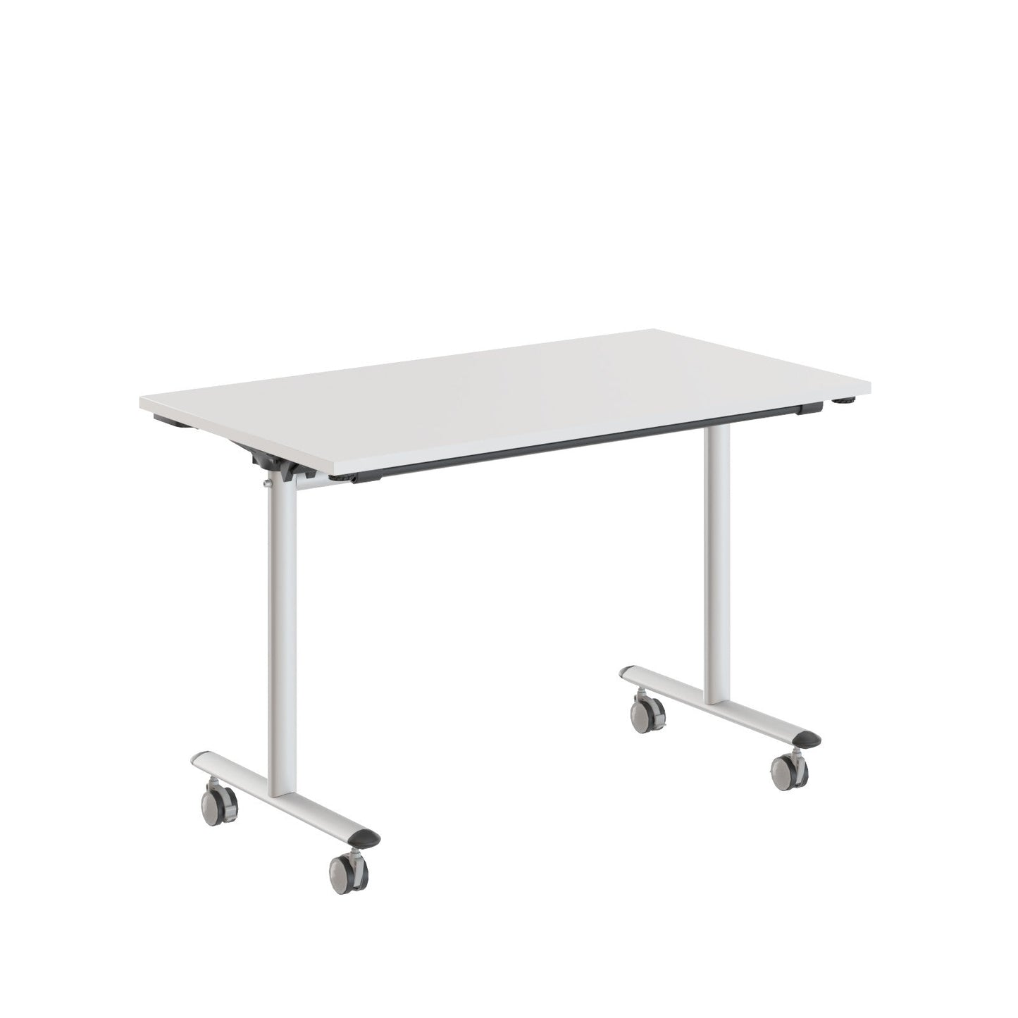 RECTANGULAR MOBILE DESK, MADE IN E1 LAMINATE CHIPBOARD, FOLDABLE by Treejar | Souqify
