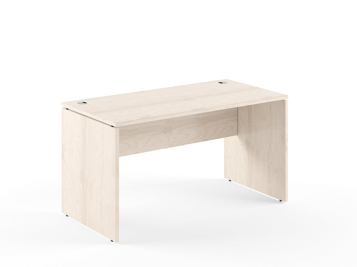 RECTANGULAR SHAPE CLUSTER OF 01 WORKSTATION, MADE IN E1 LAMINATE CHIPBOPARD, WITH WOODEN MODESTY PANEL AND LEGS by Treejar | Souqify