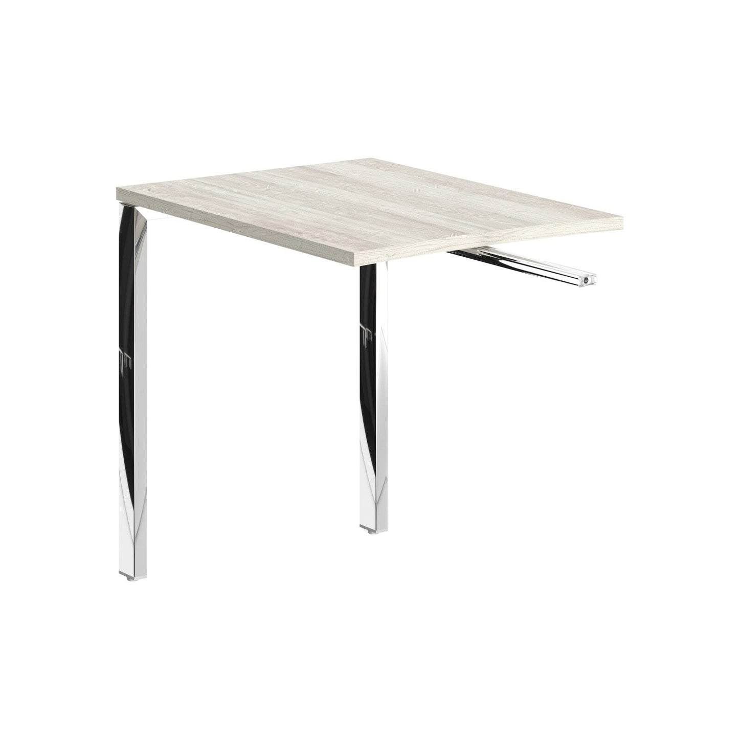 RECTANGULAR SHAPE DESK EXTENSION MADE IN 25MM MFC TOP, E1 LAMINATE CHIPBOARD, 40X40MM METAL U SHAPE FRAMES by Treejar | Souqify