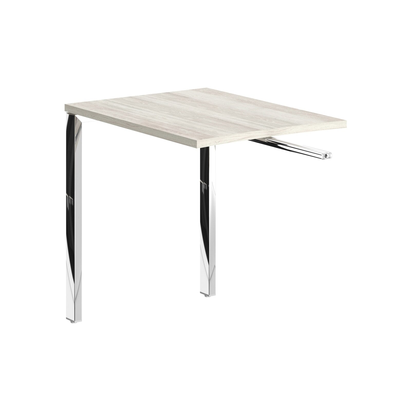 RECTANGULAR SHAPE DESK EXTENSION MADE IN 25MM MFC TOP, E1 LAMINATE CHIPBOARD, 40X40MM METAL U SHAPE FRAMES by Treejar | Souqify