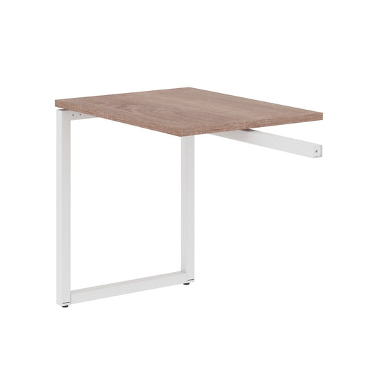 RECTANGULAR SHAPE DESK EXTENSION MADE IN 25MM MFC TOP, E1 LAMINATE CHIPBOARD WITH WOODEN MODESTY PANEL 40X40MM METAL O SHAPE FRAMES by Treejar | Souqify