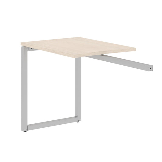 RECTANGULAR SHAPE DESK EXTENSION MADE IN 25MM MFC TOP, E1 LAMINATE CHIPBOARD WITH WOODEN MODESTY PANEL 40X40MM METAL O SHAPE FRAMES by Treejar | Souqify