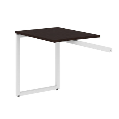 RECTANGULAR SHAPE DESK EXTENSION MADE IN 25MM MFC TOP, E1 LAMINATE CHIPBOARD WITH WOODEN MODESTY PANEL 40X40MM METAL O SHAPE FRAMES by Treejar | Souqify