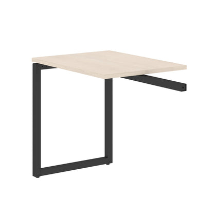 RECTANGULAR SHAPE DESK EXTENSION MADE IN 25MM MFC TOP, E1 LAMINATE CHIPBOARD WITH WOODEN MODESTY PANEL 40X40MM METAL O SHAPE FRAMES by Treejar | Souqify