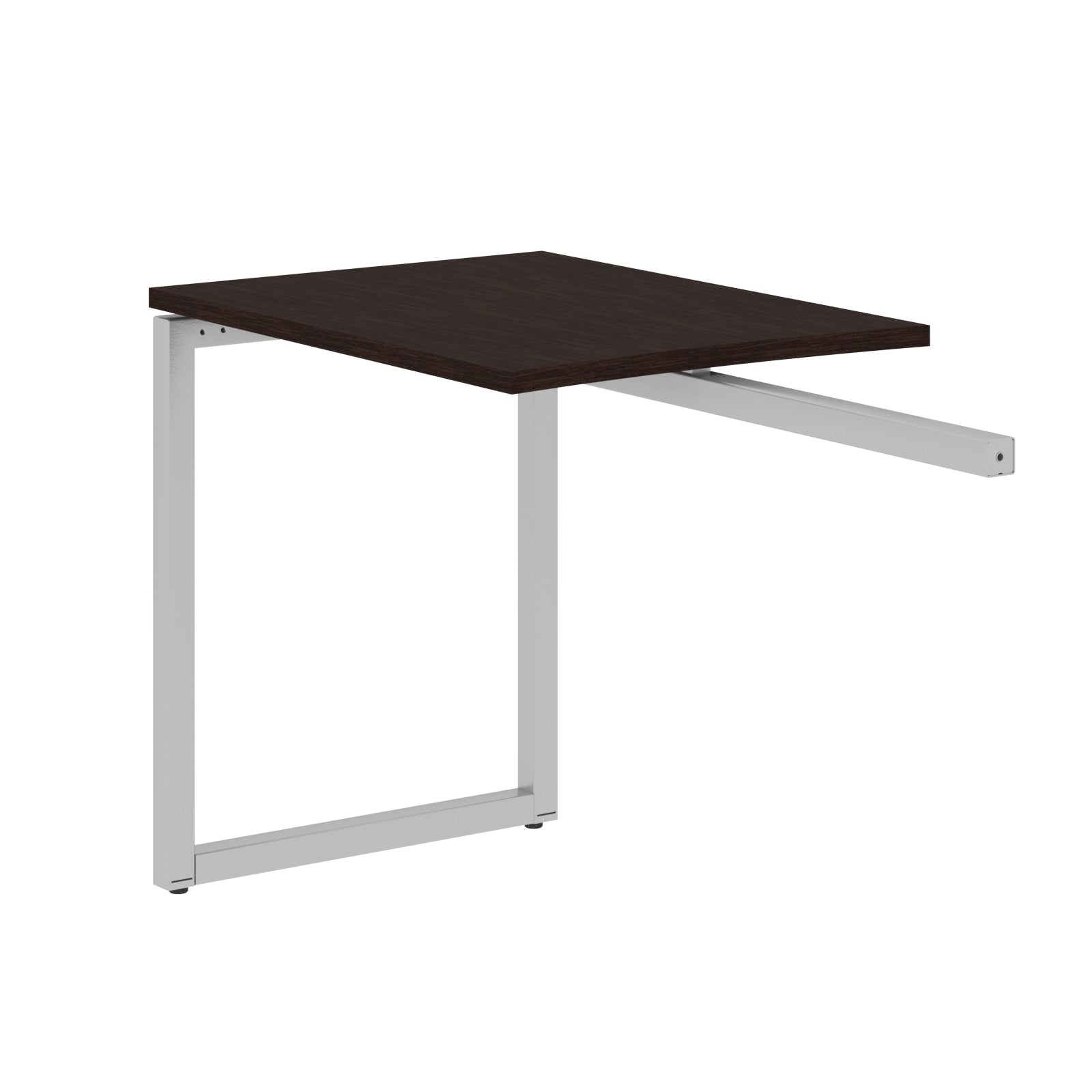 RECTANGULAR SHAPE DESK EXTENSION MADE IN 25MM MFC TOP, E1 LAMINATE CHIPBOARD WITH WOODEN MODESTY PANEL 40X40MM METAL O SHAPE FRAMES by Treejar | Souqify