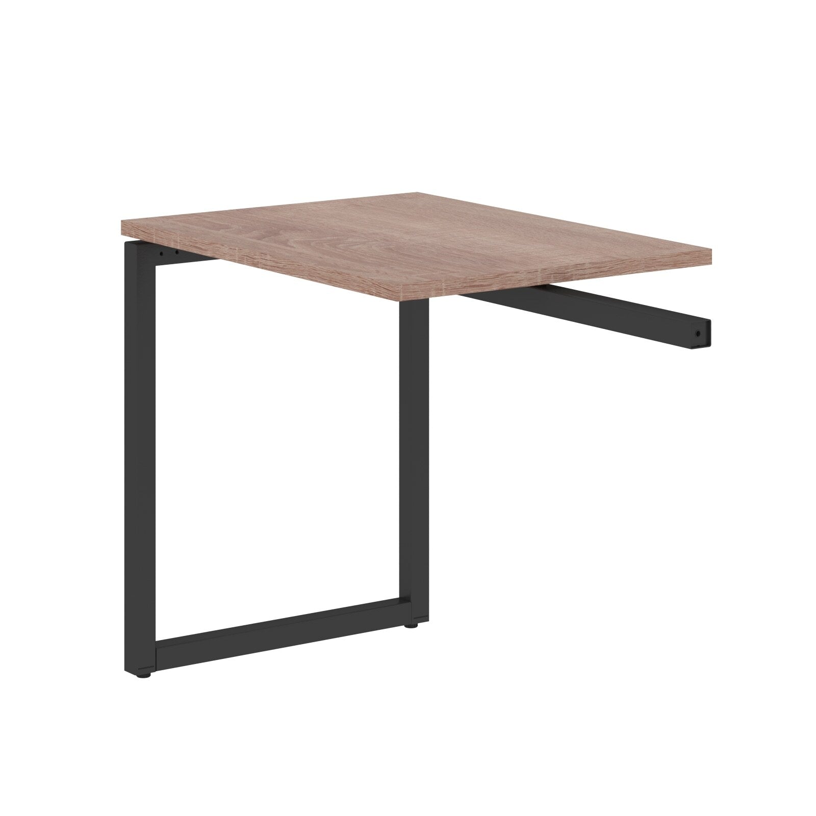 RECTANGULAR SHAPE DESK EXTENSION MADE IN 25MM MFC TOP, E1 LAMINATE CHIPBOARD WITH WOODEN MODESTY PANEL 40X40MM METAL O SHAPE FRAMES by Treejar | Souqify