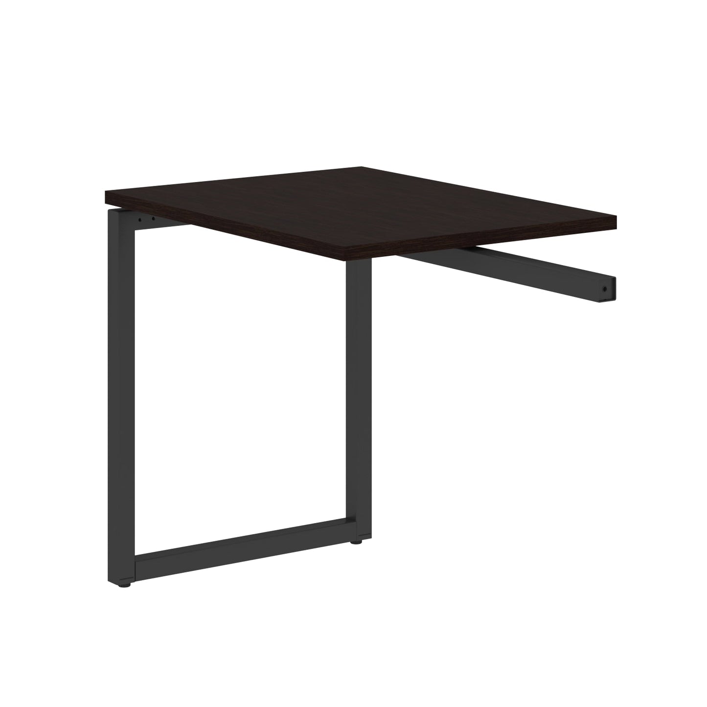 RECTANGULAR SHAPE DESK EXTENSION MADE IN 25MM MFC TOP, E1 LAMINATE CHIPBOARD WITH WOODEN MODESTY PANEL 40X40MM METAL O SHAPE FRAMES by Treejar | Souqify