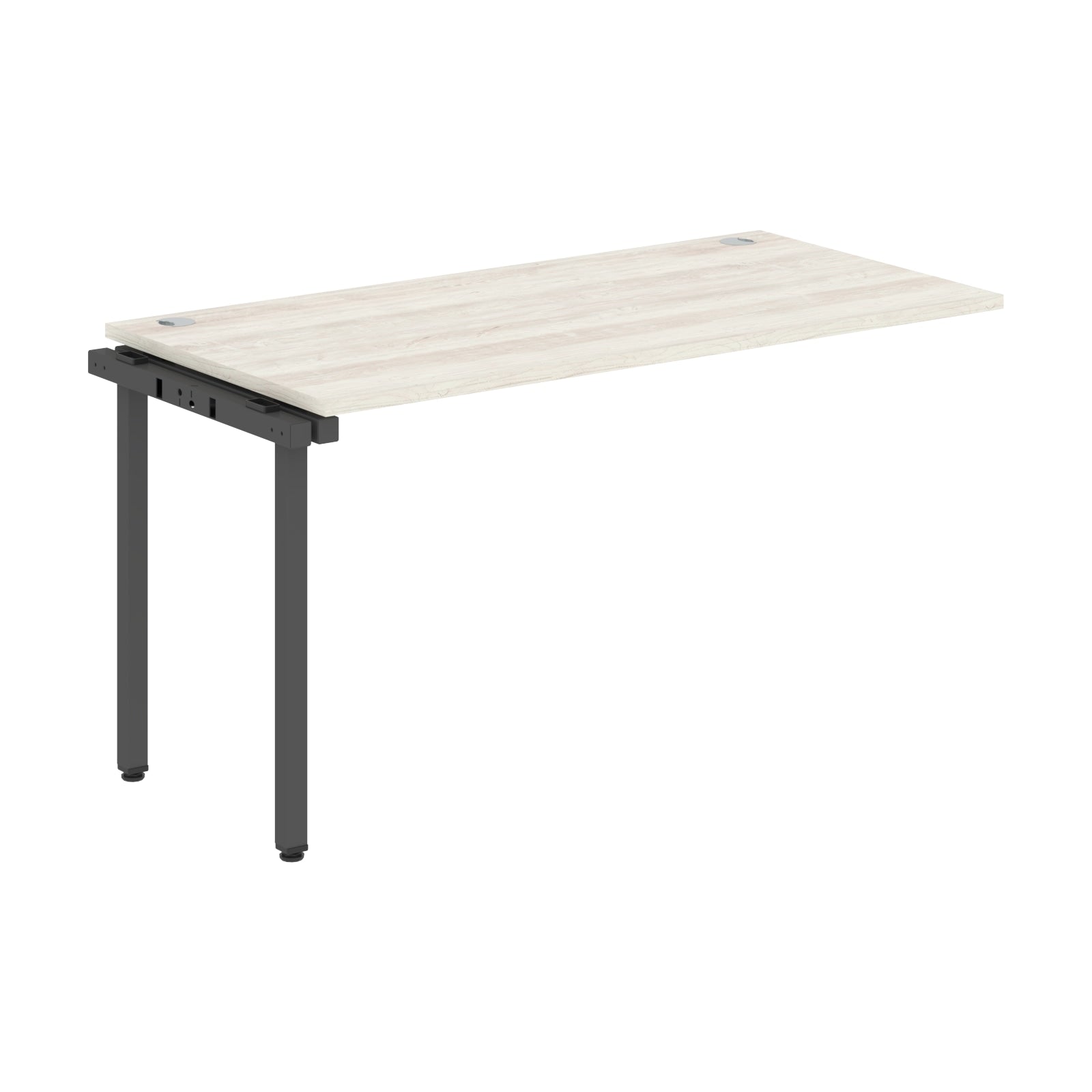 RECTANGULAR SHAPE DESK EXTENSION MADE IN 25MM MFC TOP, E1 LAMINATE CHIPBOARD WITH WOODEN MODESTY PANEL 40X40MM METAL U SHAPE FRAMES by Treejar | Souqify