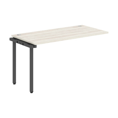 RECTANGULAR SHAPE DESK EXTENSION MADE IN 25MM MFC TOP, E1 LAMINATE CHIPBOARD WITH WOODEN MODESTY PANEL 40X40MM METAL U SHAPE FRAMES by Treejar | Souqify