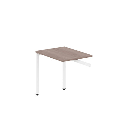 RECTANGULAR SHAPE DESK EXTENSION MADE IN 25MM MFC TOP, E1 LAMINATE CHIPBOARD WITH WOODEN MODESTY PANEL 40X40MM METAL U SHAPE FRAMES by Treejar | Souqify