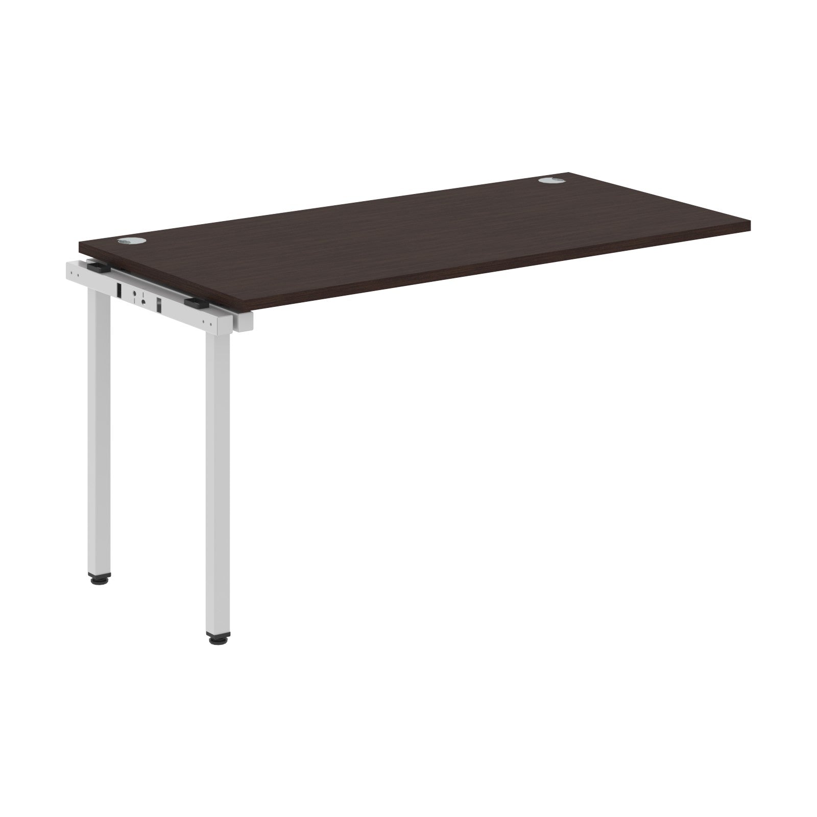 RECTANGULAR SHAPE DESK EXTENSION MADE IN 25MM MFC TOP, E1 LAMINATE CHIPBOARD WITH WOODEN MODESTY PANEL 40X40MM METAL U SHAPE FRAMES by Treejar | Souqify