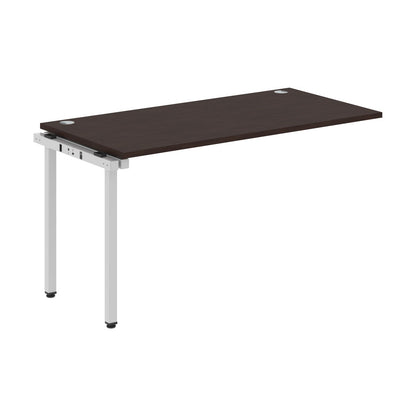 RECTANGULAR SHAPE DESK EXTENSION MADE IN 25MM MFC TOP, E1 LAMINATE CHIPBOARD WITH WOODEN MODESTY PANEL 40X40MM METAL U SHAPE FRAMES by Treejar | Souqify