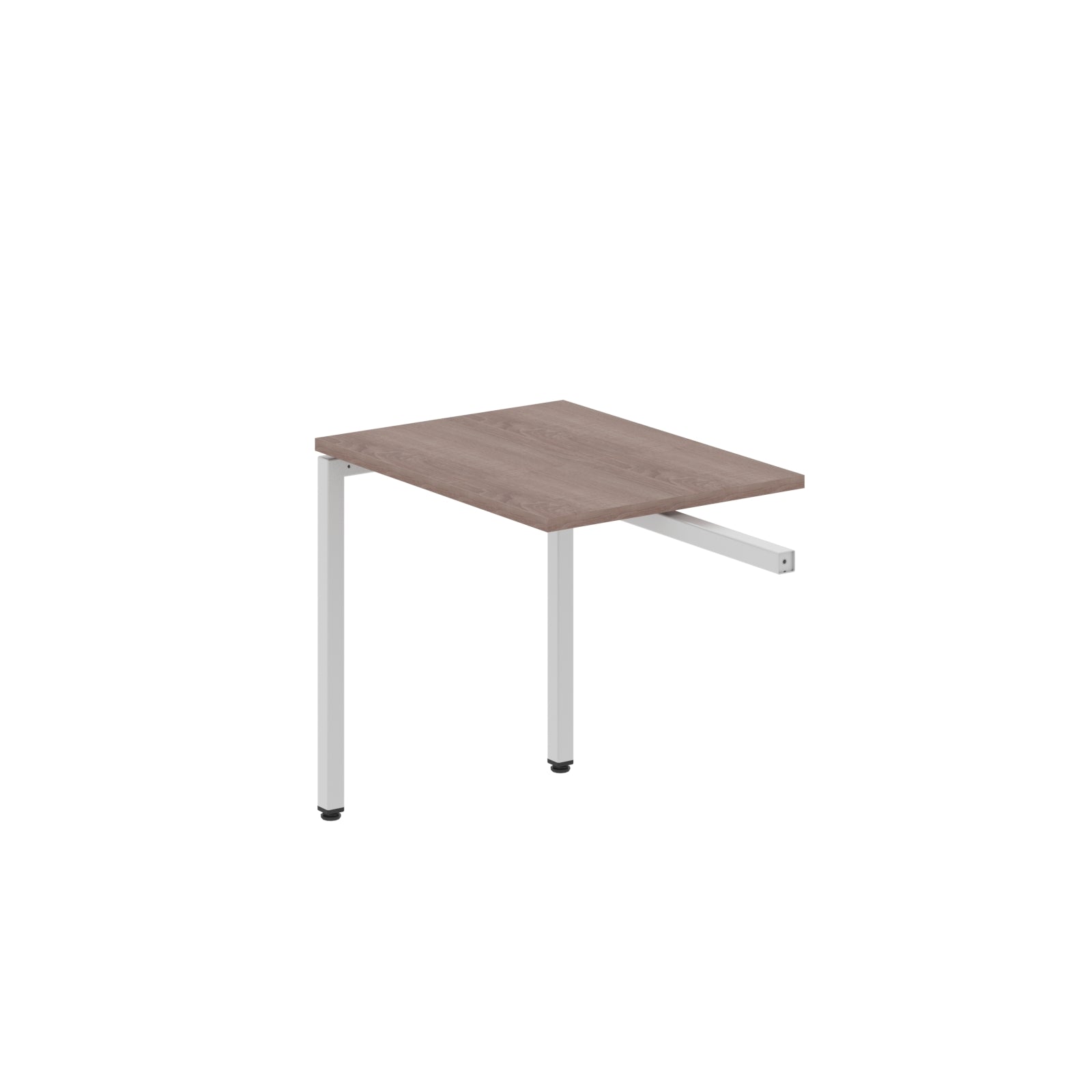 RECTANGULAR SHAPE DESK EXTENSION MADE IN 25MM MFC TOP, E1 LAMINATE CHIPBOARD WITH WOODEN MODESTY PANEL 40X40MM METAL U SHAPE FRAMES by Treejar | Souqify