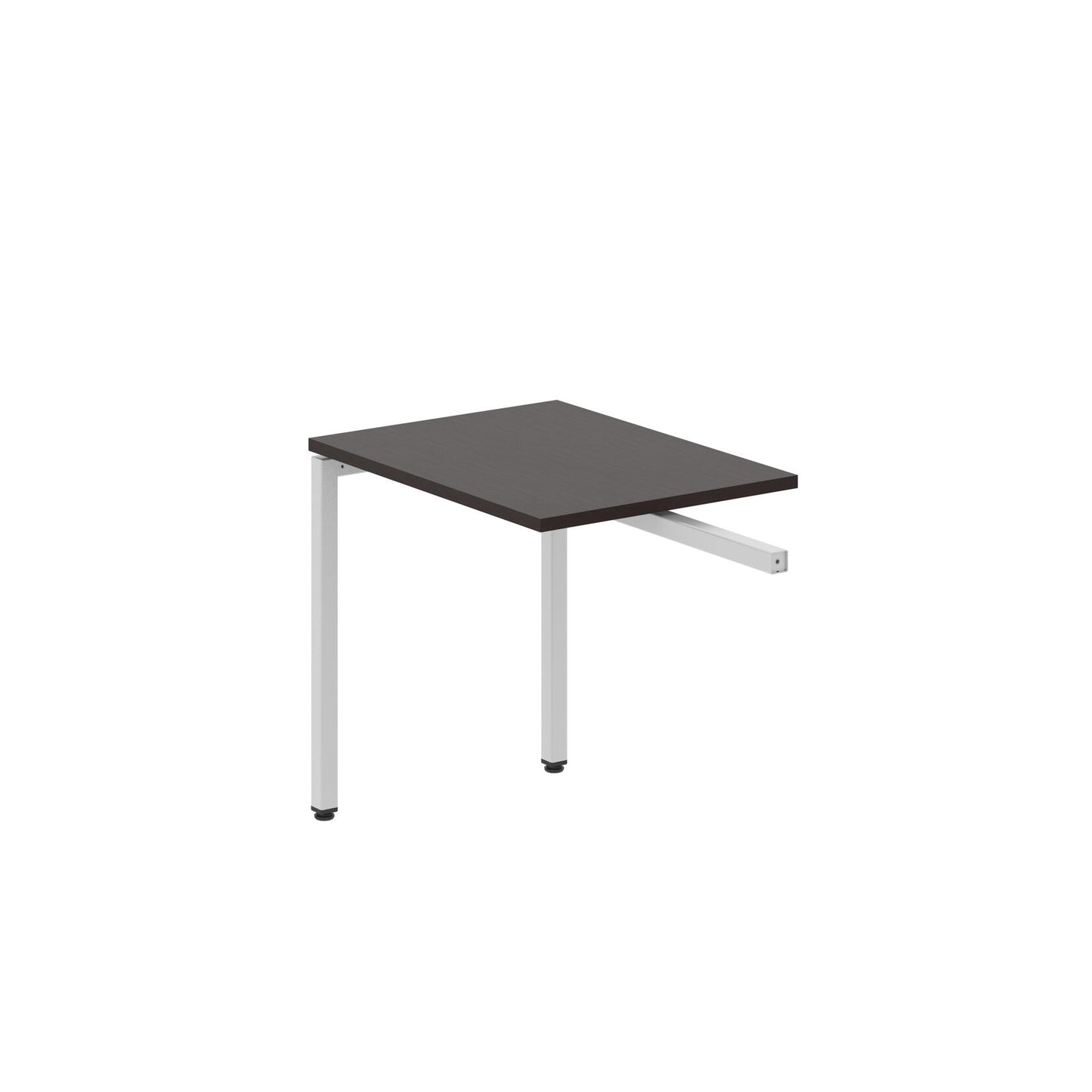 RECTANGULAR SHAPE DESK EXTENSION MADE IN 25MM MFC TOP, E1 LAMINATE CHIPBOARD WITH WOODEN MODESTY PANEL 40X40MM METAL U SHAPE FRAMES by Treejar | Souqify