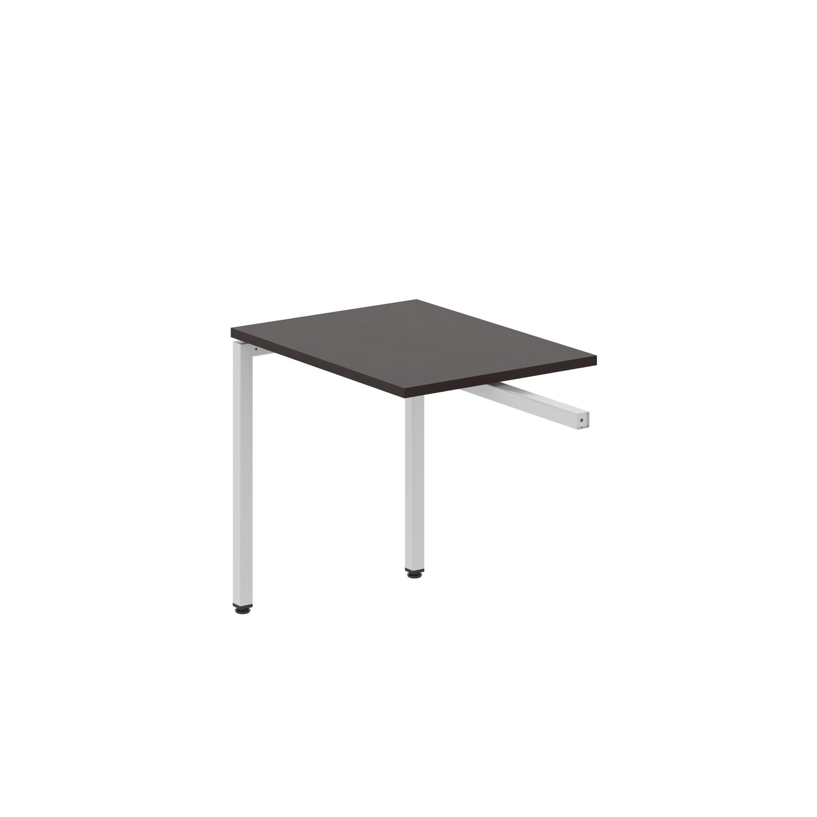 RECTANGULAR SHAPE DESK EXTENSION MADE IN 25MM MFC TOP, E1 LAMINATE CHIPBOARD WITH WOODEN MODESTY PANEL 40X40MM METAL U SHAPE FRAMES by Treejar | Souqify