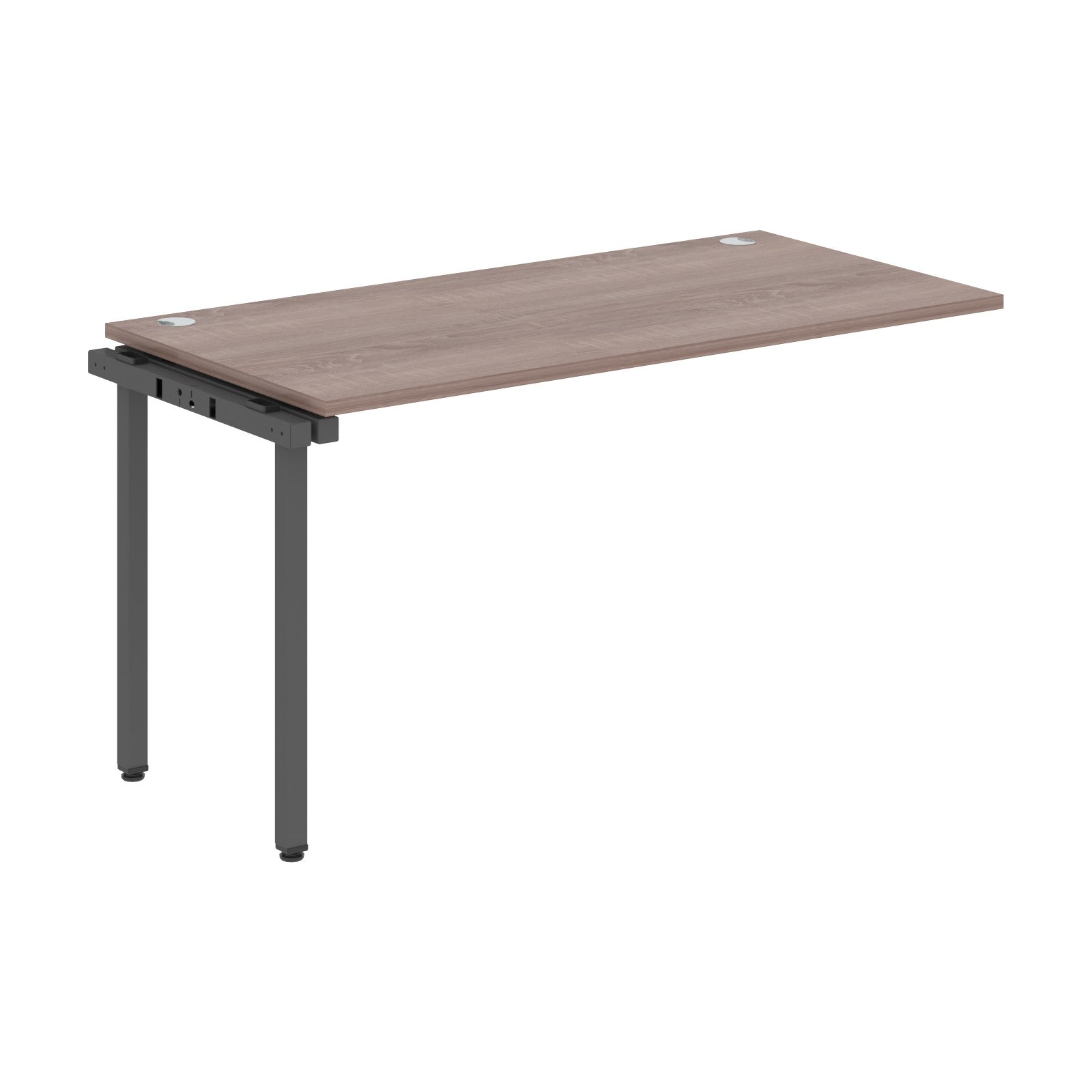 RECTANGULAR SHAPE DESK EXTENSION MADE IN 25MM MFC TOP, E1 LAMINATE CHIPBOARD WITH WOODEN MODESTY PANEL 40X40MM METAL U SHAPE FRAMES by Treejar | Souqify