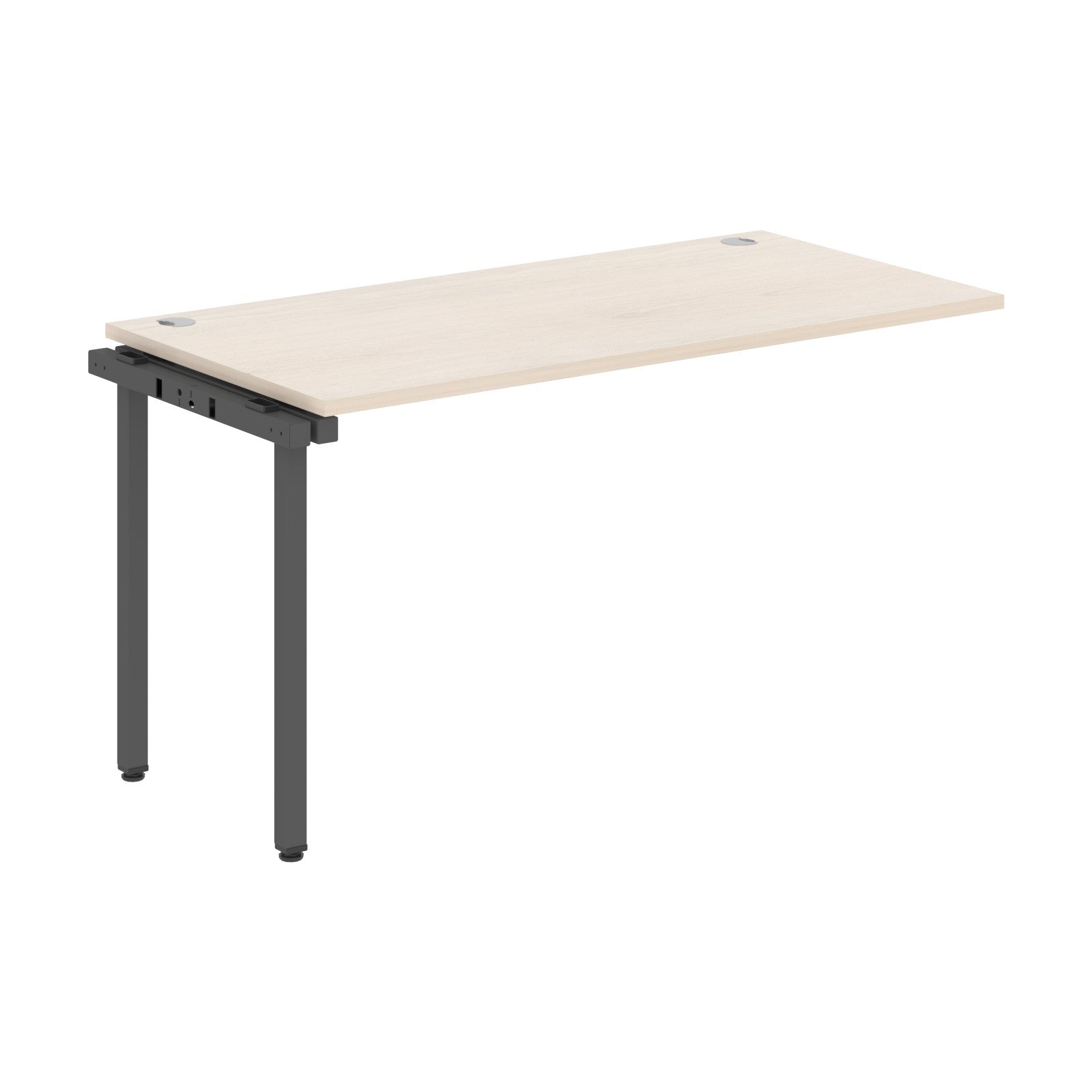 RECTANGULAR SHAPE DESK EXTENSION MADE IN 25MM MFC TOP, E1 LAMINATE CHIPBOARD WITH WOODEN MODESTY PANEL 40X40MM METAL U SHAPE FRAMES by Treejar | Souqify
