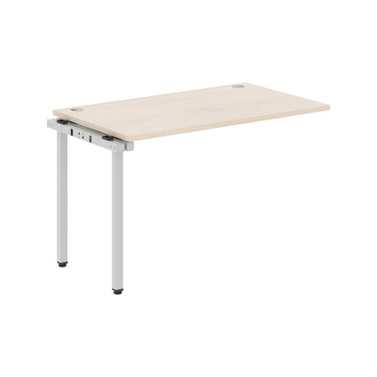 RECTANGULAR SHAPE DESK EXTENSION MADE IN 25MM MFC TOP, E1 LAMINATE CHIPBOARD WITH WOODEN MODESTY PANEL 40X40MM METAL U SHAPE FRAMES by Treejar | Souqify