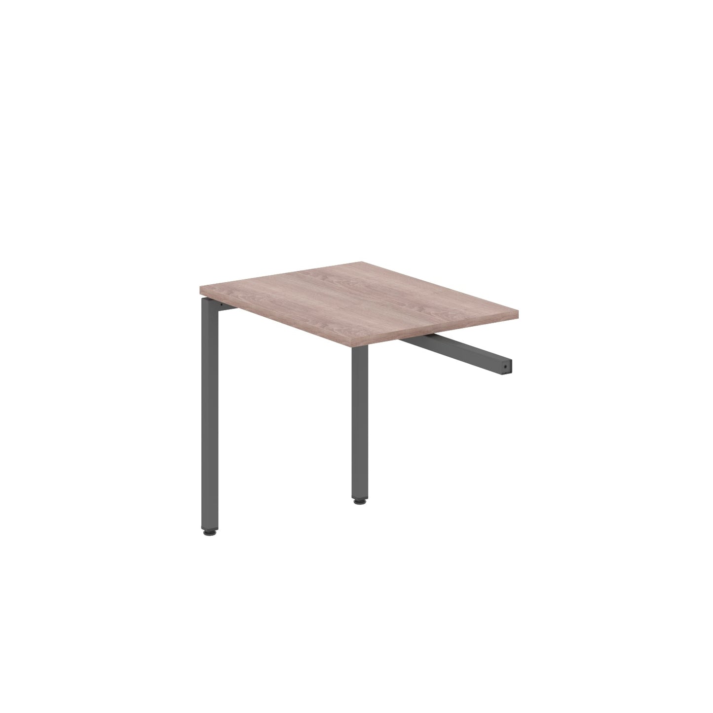 RECTANGULAR SHAPE DESK EXTENSION MADE IN 25MM MFC TOP, E1 LAMINATE CHIPBOARD WITH WOODEN MODESTY PANEL 40X40MM METAL U SHAPE FRAMES by Treejar | Souqify